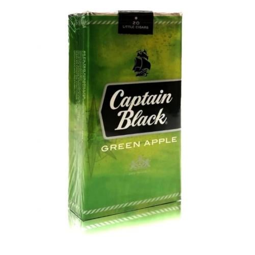 سيجار كابتن بلاك تفاح اخضر ميني سيجارللو Captain Black Green Apple 20 Little Cigar