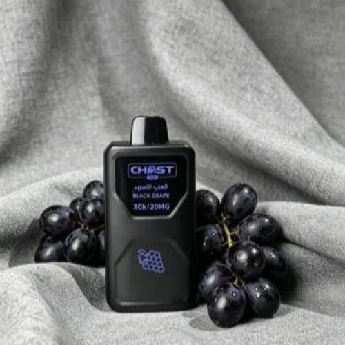 جهاز سحبة قوست 30000 موشه نكهة قريب عنب اسود Ghost Vapes 30k