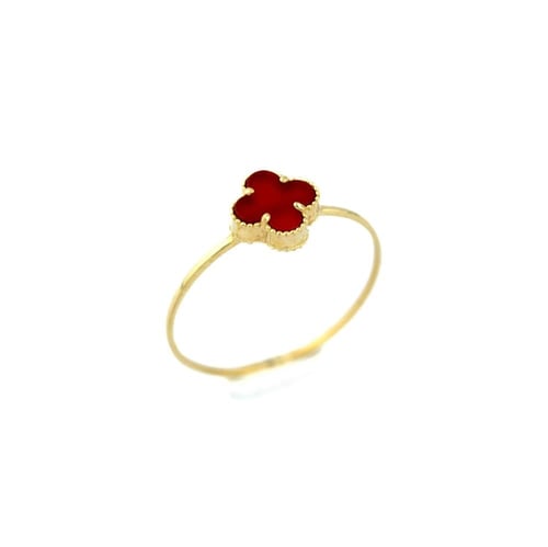 خاتم ذهب تصميم صدفي