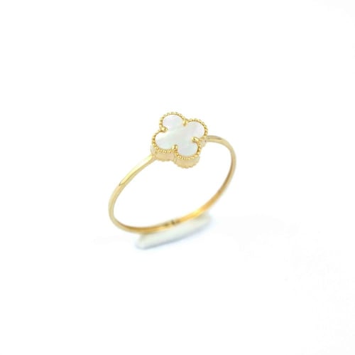 خاتم ذهب تصميم صدفي