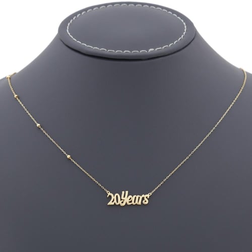 عقد ذهب تصميم أسمك من ذهب مع كور الليزر