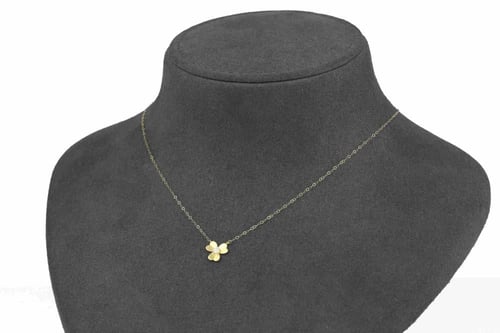 عقد ذهب تصميم الماس N206