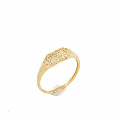 خاتم ذهب تصميم الماس