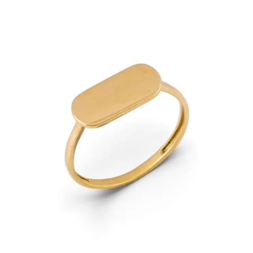 High-end 18k pure gold ring M6071