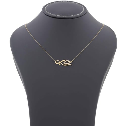 عقد ذهب تصميم أسمك بالذهب