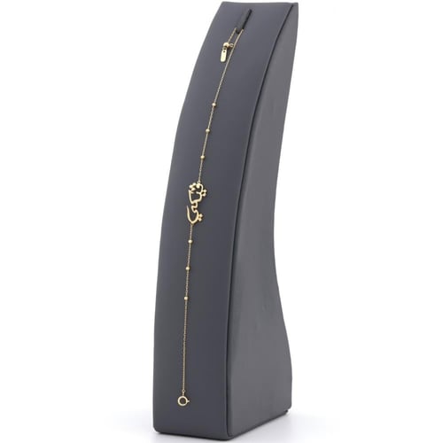 إسواره ذهب تصميم أسمك من ذهب مع كور الليزر