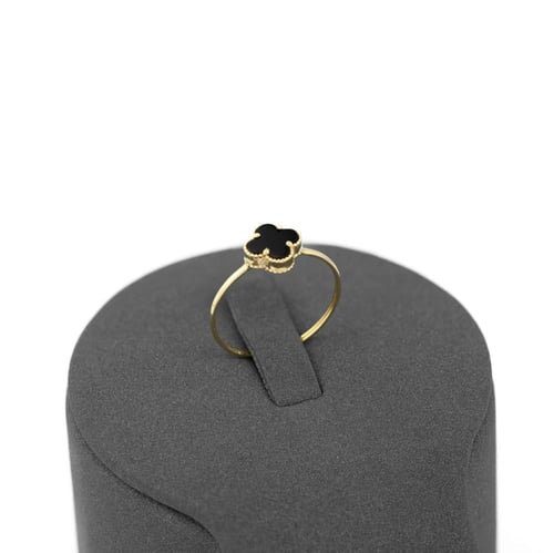 خاتم ذهب تصميم صدفي