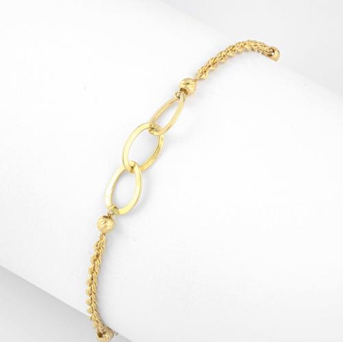 اسوارة ذهب صافي تصميم ايطالي B5008