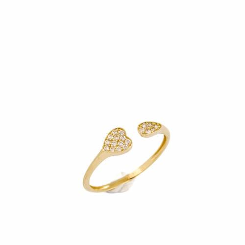 خاتم ذهب تصميم الماس m2423