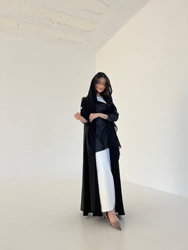 كريب أسود مع تفته