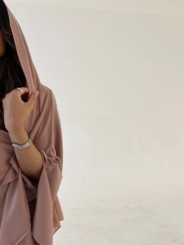 كريب كلوش أكمام كلوش مع فتحه