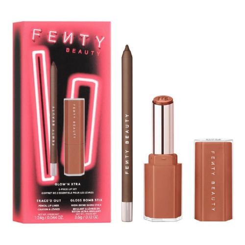 فنتي بيوتي | مجموعة الشفاه البنية جلو آند اكسترا F...