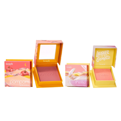 بنفت | مجموعة بلشر بوم بوم وبلشر شيلي Benefit | Full size Pom Pom Blush + Shellie Blush
