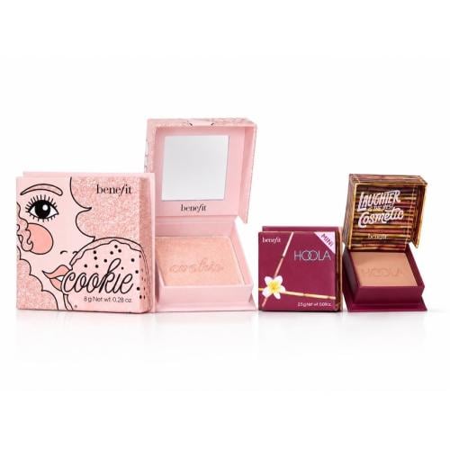 بنفت | مجموعة اضاءة كوكي و برونزر هولا Benefit | Full size Cookie Highlighter + Mini Hoola Bronzer