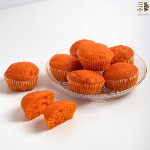 كب كيك بالبرتقال