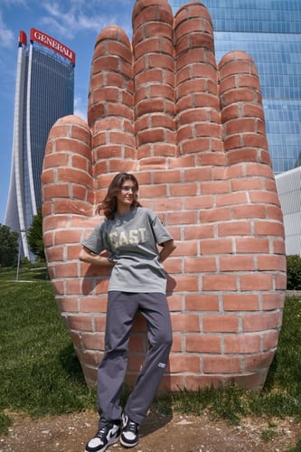 Tape light grey t-shirt