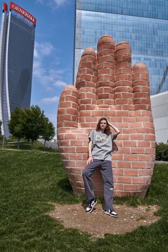 Tape light grey t-shirt