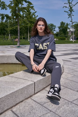 Tape grey t-shirt