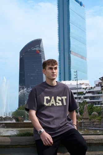 Tape light brown t-shirt