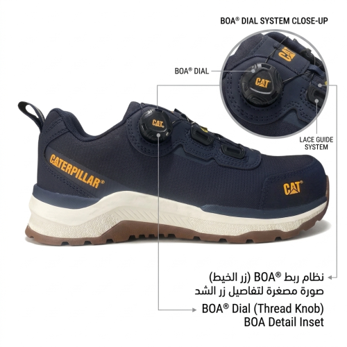 حذاء عمل سفتي CAT Safety Shoes/ste/ 726749 CT ESD...