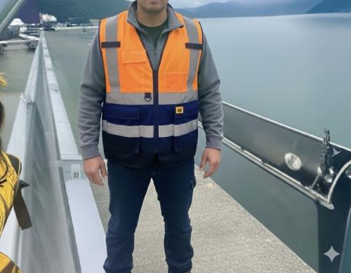 سترة يلق عمال CAT Work Vest 1972545