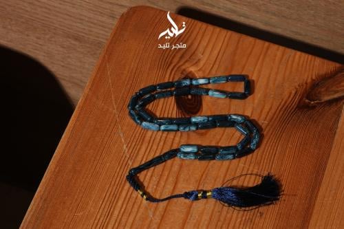 مسباح بكلايت أزرق مموج