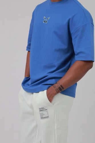 تيشرت اوفر سايز ازرق REALLY