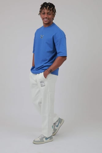 تيشرت اوفر سايز ازرق REALLY