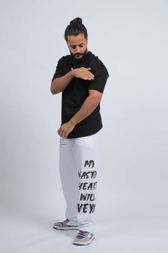 تيشرت اوفر سايز اسود انشتاين