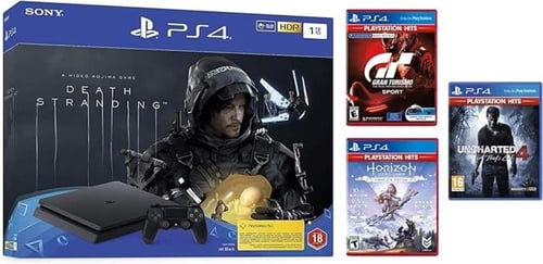 جهاز بلاي ستيشن 4 سليم – سعة 1 تيرابايت مع باقة أل...