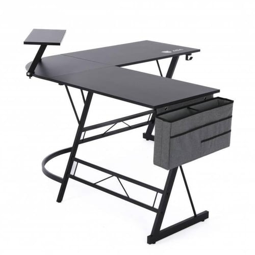 طاولة زاوية مكتبية وقيمنق ASA-اسود