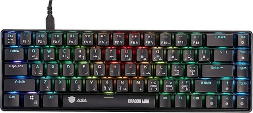 كيبورد ميكانيكي RGB-LIGHTS MINI من ASA