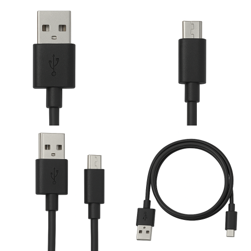 كيبل شحن Charging Black USB-A to Micro USB – أسود