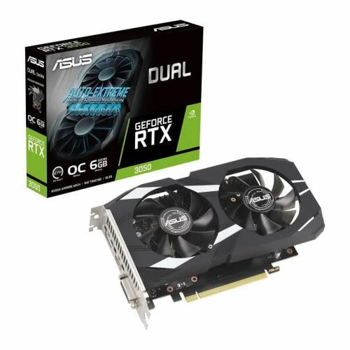 ASUS Dual GeForce RTX 3050 OC – 6GB GDDR6 – Dual F...