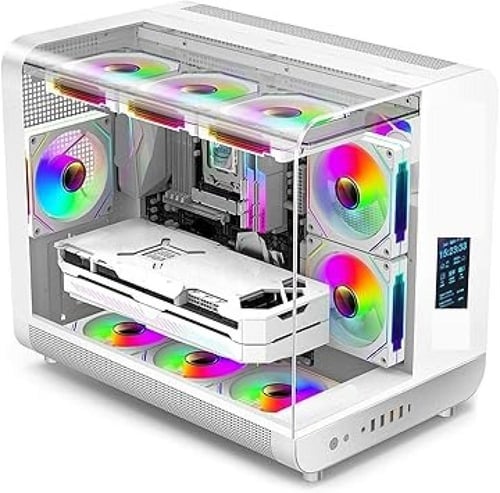 تجميعة Falcon Gams المقاتل الأبيض 2025 (i9 + RTX 5...