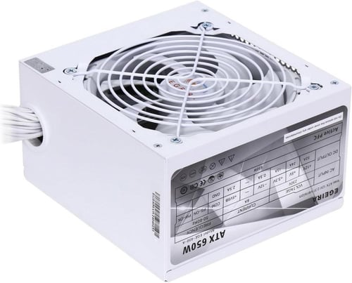 Egeira 650W 650-B White Power Supply – Reliable Da...