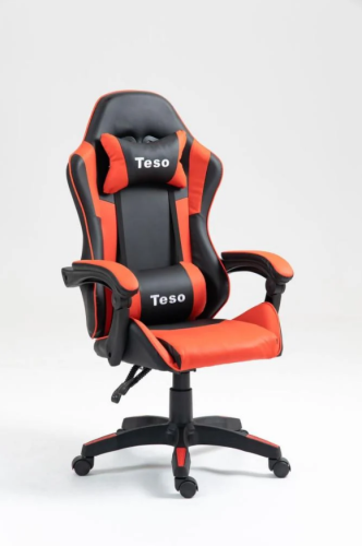 كرسي قيمنق - TESO احمر في اسود