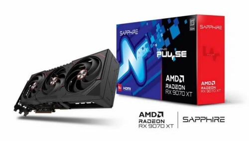 Sapphire Pulse Radeon RX 9070 XT – 16GB GDDR6 – Tr...