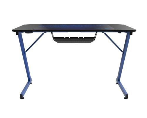 طاوله مكتبية وقيمنق بإضاءة RGB - ازرق ابعاد الطاول...