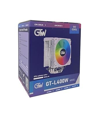 GTW GT-L400W High Performance CPU Air Cooler, Whit...