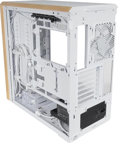 LIAN LI LANCOOL 217 White ATX Case – Dual-Chamber...