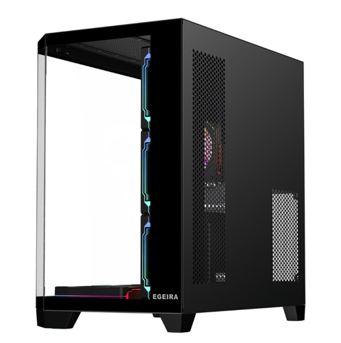 Egeira Glacier ATX Gaming Computer Case BlackUSB3....
