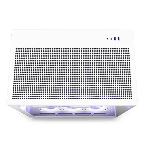 NZXT H9 Flow Edition White – Dual-Chamber Mid-Towe...