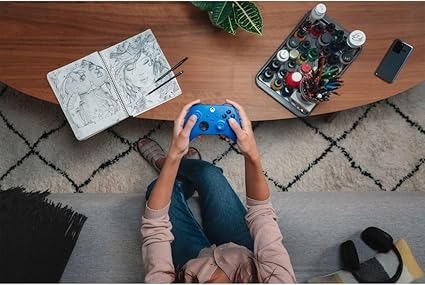 ذراع تحكم لاسلكي – إكس بوكس – أزرق