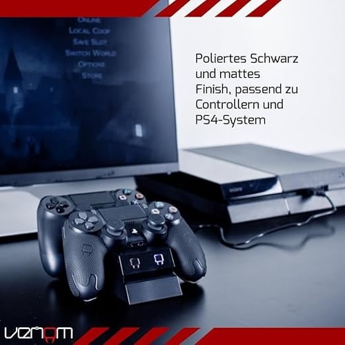 منصة شحن Venom Twin Docking Station لشحن يدين PS4...