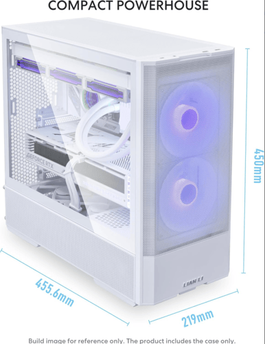 Lian Li LANCOOL 207RX WHITE – High-Airflow Mid Tow...
