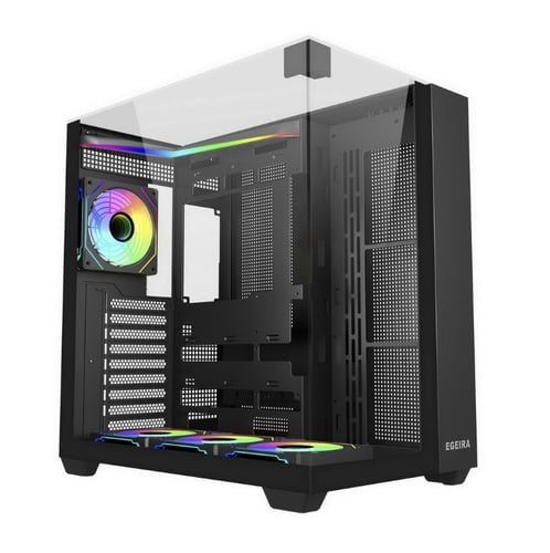 Egeira Galaxy 4 Black ATX Gaming Computer Case – U...