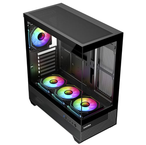 Egeira LUVIT Black ATX Mid Tower Gaming Case – USB...