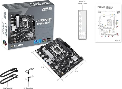 ASUS PRIME B760M-RD4 (Socket 1700/B760/DDR4/S-ATA...