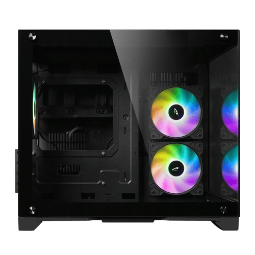 Spear Covid 55 Mini Gaming Case – Black – ARGB Fan...